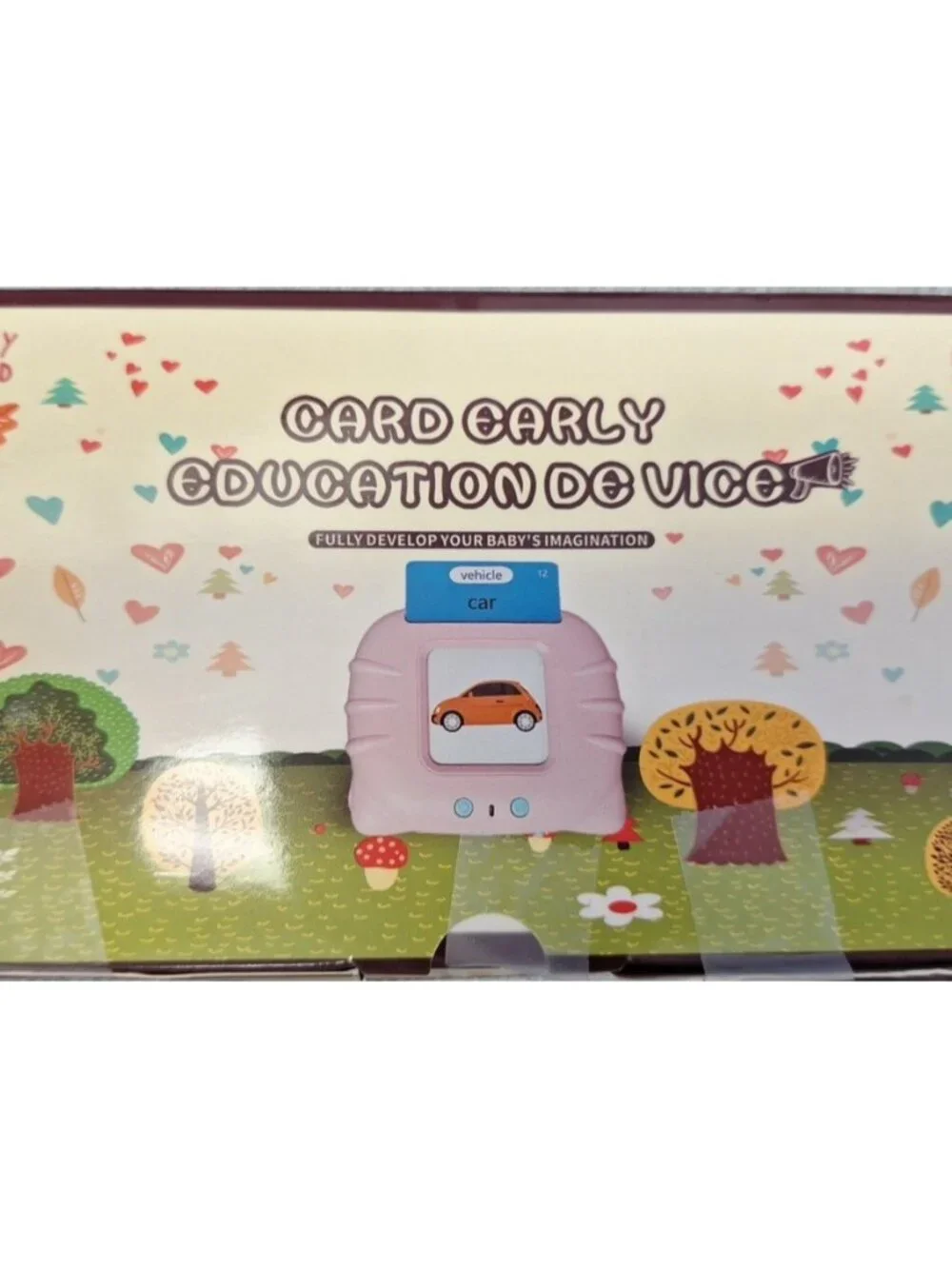 Card Early Education Device New With charger, holder and cards Speaks The Words